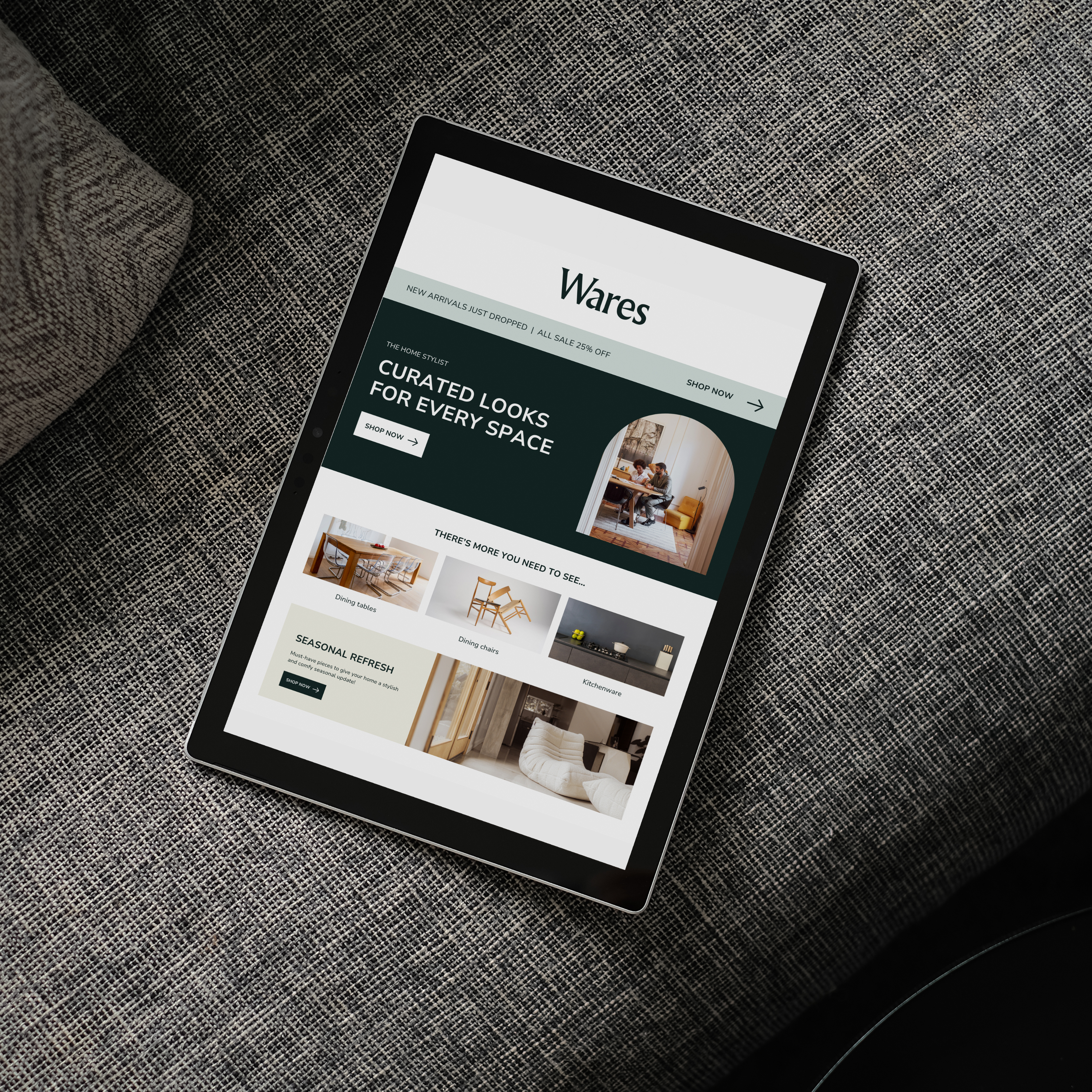 E-commerce website design project